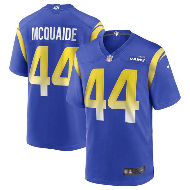 Men Los Angeles Rams 44 Jake McQuaide Nike Blue Player Game NFL Jersey